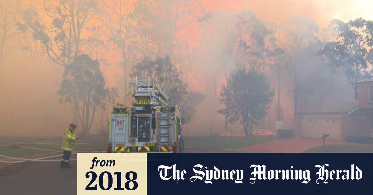 Video Emergency Warning issued for Sydney Fire